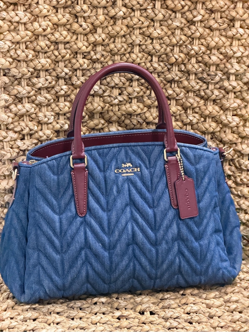 Coach Sage Carryall Denim Quilt